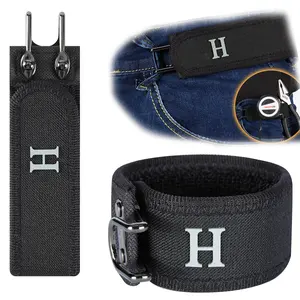 HAILTH Tactical Metal Hook Elastic Belt (Unisex) – Patented No - Buckle Invisible Design | Soft Adjustable Side | Tactical - Grade Elastic Support.