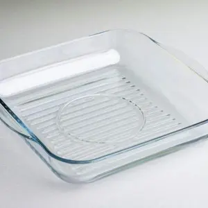 EXCLUSIVE: PremiaGlass Square Pan - Oven and Dishwasher Safe - Cookware