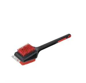 Expert Grill 3 in 1 Cleaning Cold Grill Brush with Stainless Steel Scraper