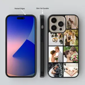 Personalized Custom Picture Collage phone case, Custom phone case with Photo, Photo collage iPhone, Customizable Phone cover Couples Photos