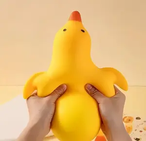 Squishy Antistress Duck Fidgets Toys Cute Goose Animals Vent Toys for Kids Adults Decompression Stretch Toys Friends Best Gift