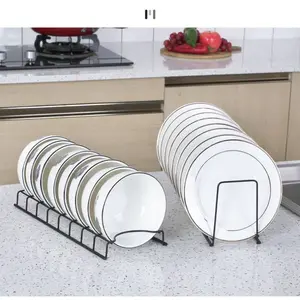 Dish Drying Rack Kitchen Sink Organizer Dish Drainer Plate Rack Bowl Holder Over Sink Dish Rack Kitchen Counter Organizer Black Stainless Steel Space Saving Storage Shelf Dish Storage Rust Proof