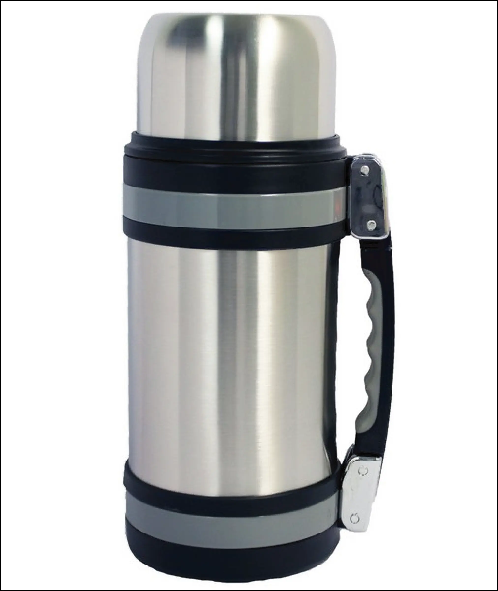AT1080 32 Oz. Vacuum Insulated Wide Mouth Bottle with Shoulder Strap for Travel and Daily Use