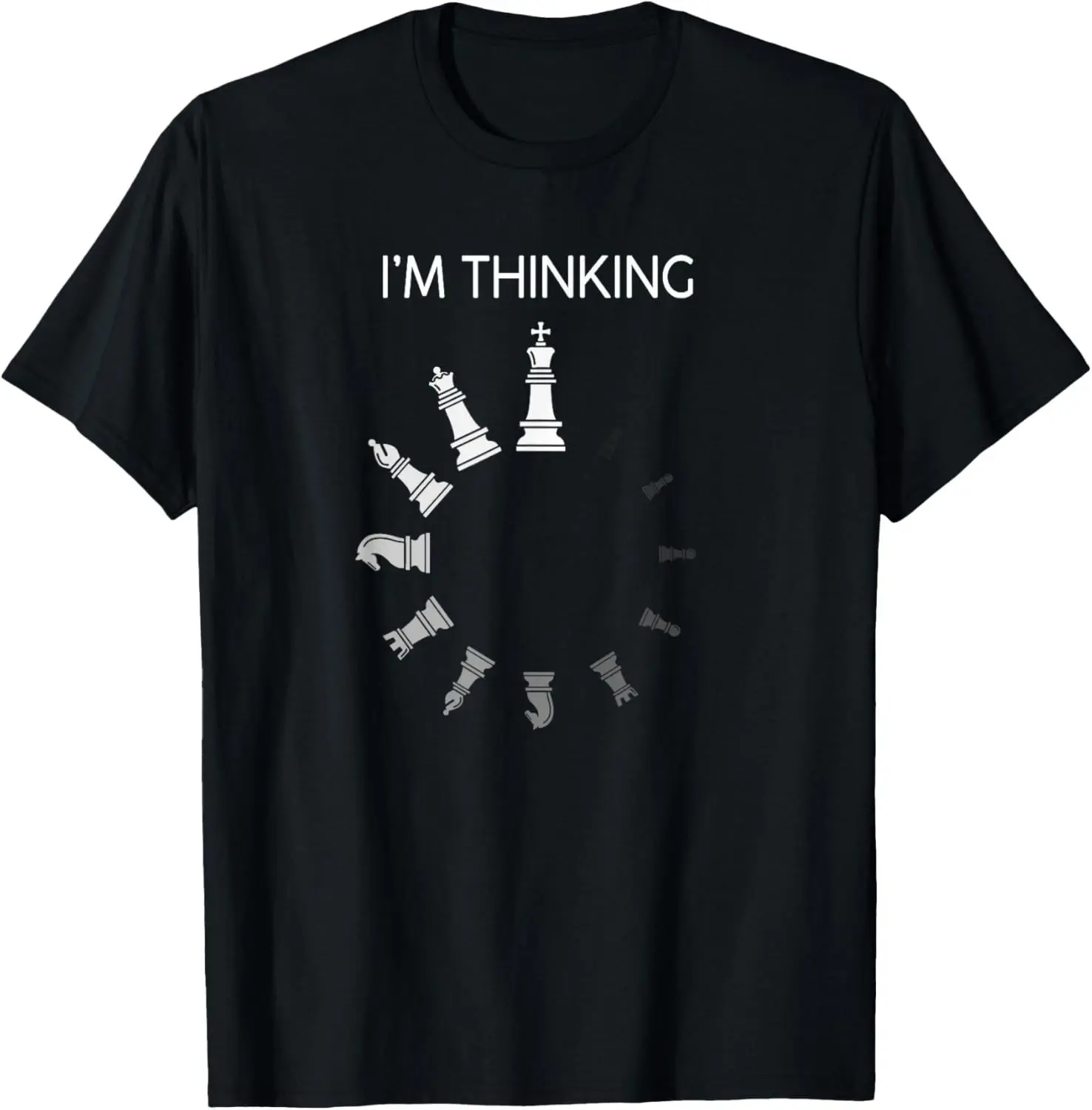 I am Thinking Chess Pieces I'm Thinking Chess Player Lover unisex T-Shirt
