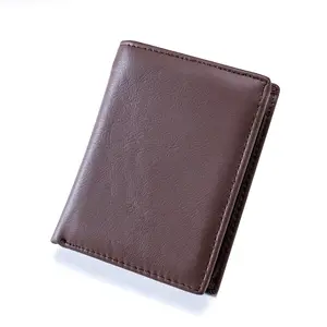 Minimalist Men's Leather Wallet with RFID Blocking, Slim Bifold and Ultra-Compact for Front Pocket, Perfect for Everyday Activities and Identification Storage
