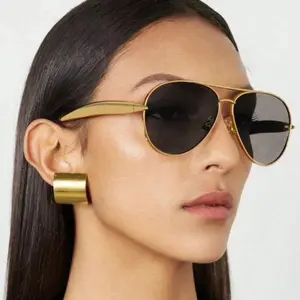 Retro Frog Shape Dual-Gender Vintage Sunglasses - Unisex Chic Anti-UV Oversized Semi-Rimless Frame, Adjustable Rounded-Sporty Cat Eye, Double Bridge, PA Plastic-Metal Legs, Lightweight Natural Polarized Lenses, Tortoiseshell for Travel, Beach, Anti-Uv Wom
