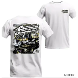Men's Vintage Smokey And The Bandit Snowman Graphic T-Shirt, 100% Soft Cotton Short-Sleeve Apparel, Colorful Screen-Printed Garment, Unisex, Ideal Gift for Movie Fans, Available on TikTok Shop