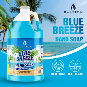 Antibacterial Foaming Hand Soap Bulk Refill – Blue Breeze Scent, 1 Gallon (128 oz)