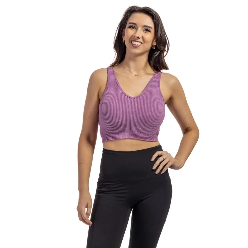ALB Custom Lia Women's Cropped Padded Bralette 3-Piece Mystery Bundle - Spandex-Nylon Fabric, Adjustable Straps - Final Sale, Lady, V-Neck, 2Xl