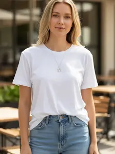 Celtic Sisters Knot Stainless Steel 18" necklace chain with Charm