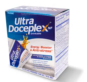 Ultra Doceplex Vitamins Complex Energy Supplement, 12 Edible Pouches - Natural, Lactose-Free Healthcare Support for Metabolism