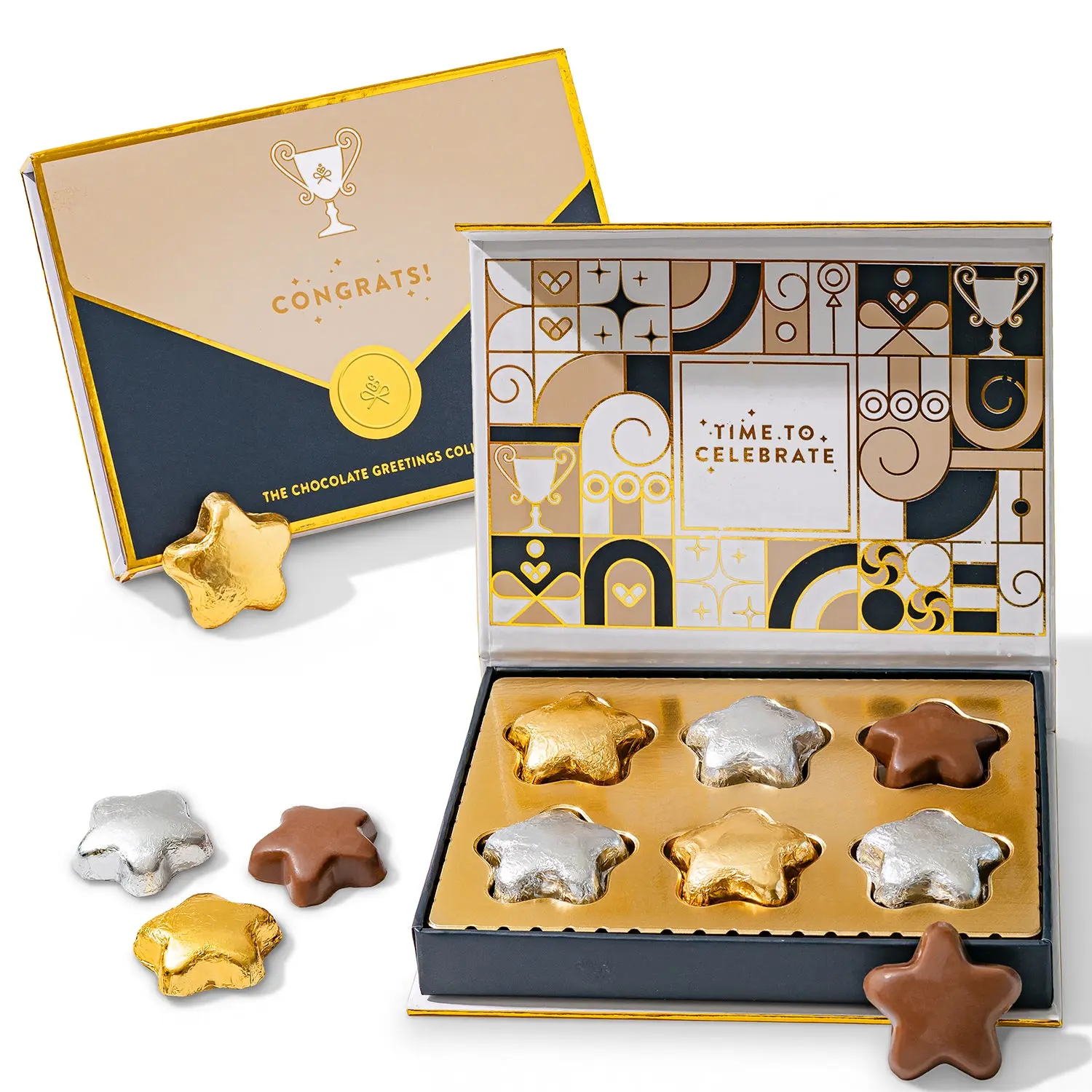 Congratulations Chocolate Gift Box | Edible Greeting Card Congratulations Chocolate Gift Box | Edible Greeting Card