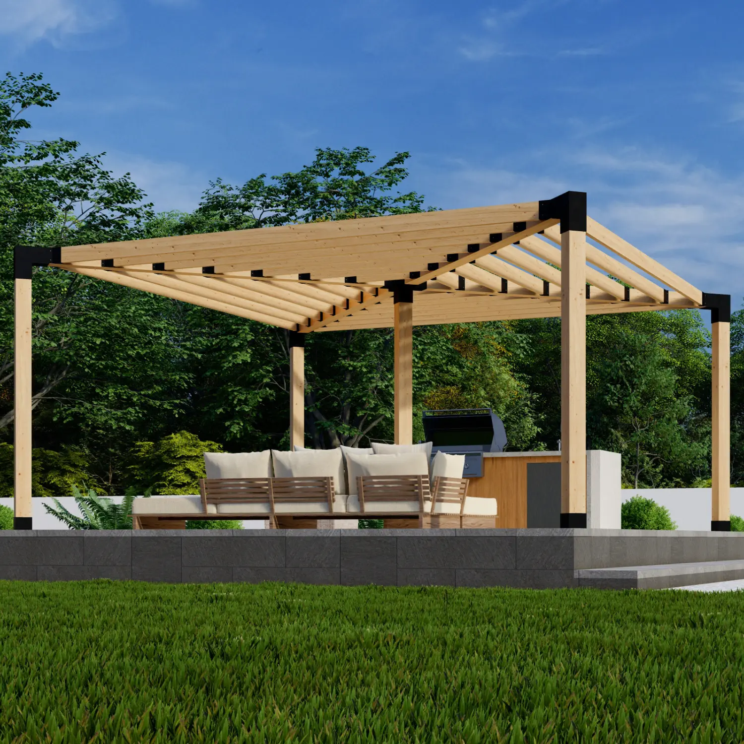 Custom Size Pergola Kit