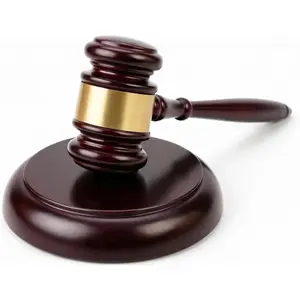 Wooden Gavel with Sound Block Set Solid Wood Judge Gavel Set Loud Clear Strike for Meetings Auctions Gift HOA & Mock Trials