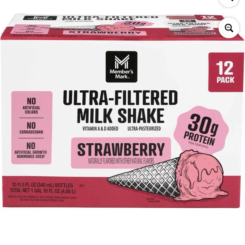 Ultra-Filtered Milk Protein Shake, 30g, Strawberry Flavor, 11.5 fl. oz. Each, 12-Pack