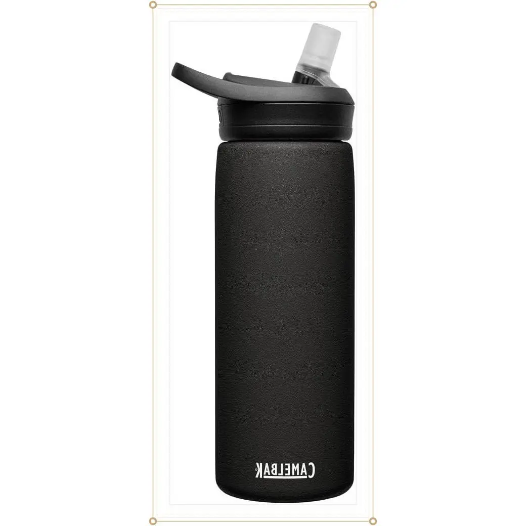 CamelBak Eddy+ Insulated Stainless Steel Water Bottle with Bite Valve Straw, Long‑Lasting Cold Hydration for Everyday Performance, 20oz, BlackGift