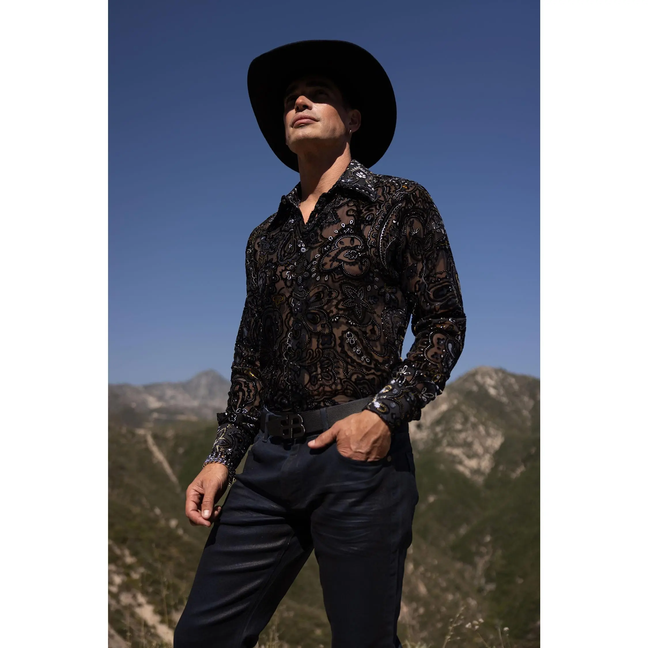 Valluto Paisley Long Sleeve Shirt