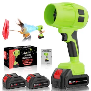 Cordless Leaf Blower Violent Turbo Fan Brushless Pure Copper Motor  Air Duster for Car Drying Snow Removal Portable Handle.