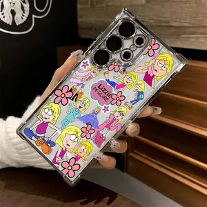 Cartoon Lizzies McGuires Smartphone Case Suitable for Samsung Galaxy S26 S25 S24 A57 A37 A07 A26 A36 A55 A35 A06 A16 A05 A14 A24 A34 A54 A15 A05S A25 A04e A04 S23 S22 S21 FE Ultra Plus Edge 4G 5G Anti Fall Transparent Soft Back Cover