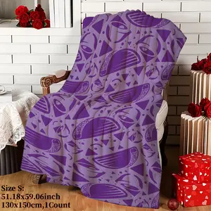 Taco Bell Pattern Flannel Blanket, Ultra-Soft Comfortable Throw, Soft Warm Throw, Ideal for Bedroom Living Room Sofa Camping Home Office Naps