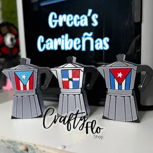 Grecas Caribeñas Inspired Desk Organizer| Pen and Pencil Holder Custom 3D Printed Brush Holder Office Study Stationery Desktop Storage Marker Organizer