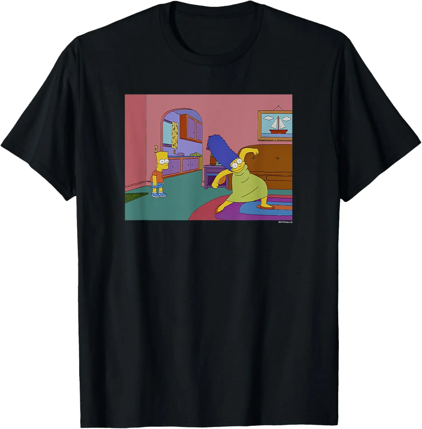 The Simpsons Marge Happy Dance Box Up V2 T-Shirt