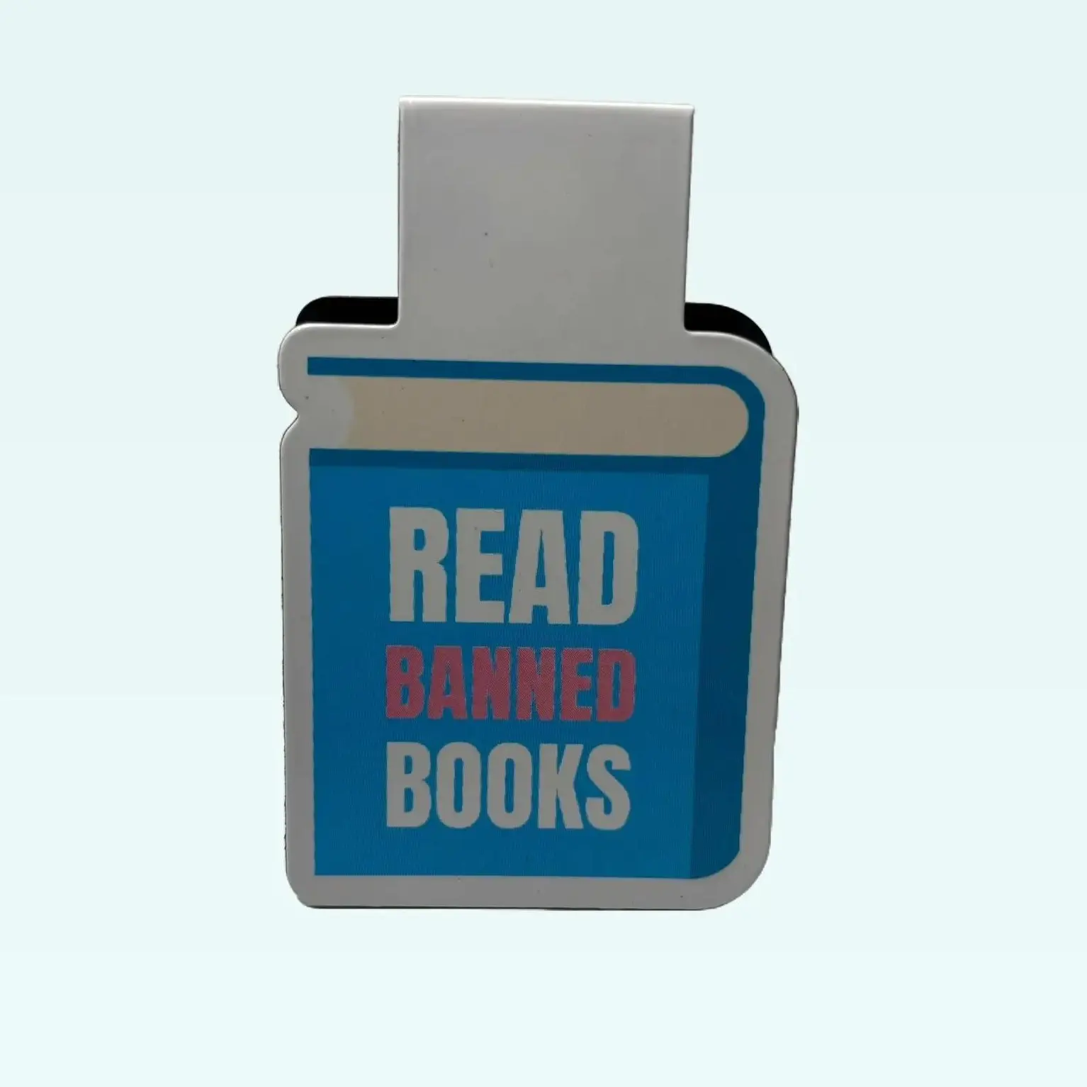 Read Banned Books Magnetic Bookmark - Bold LGBTQ+ Statement