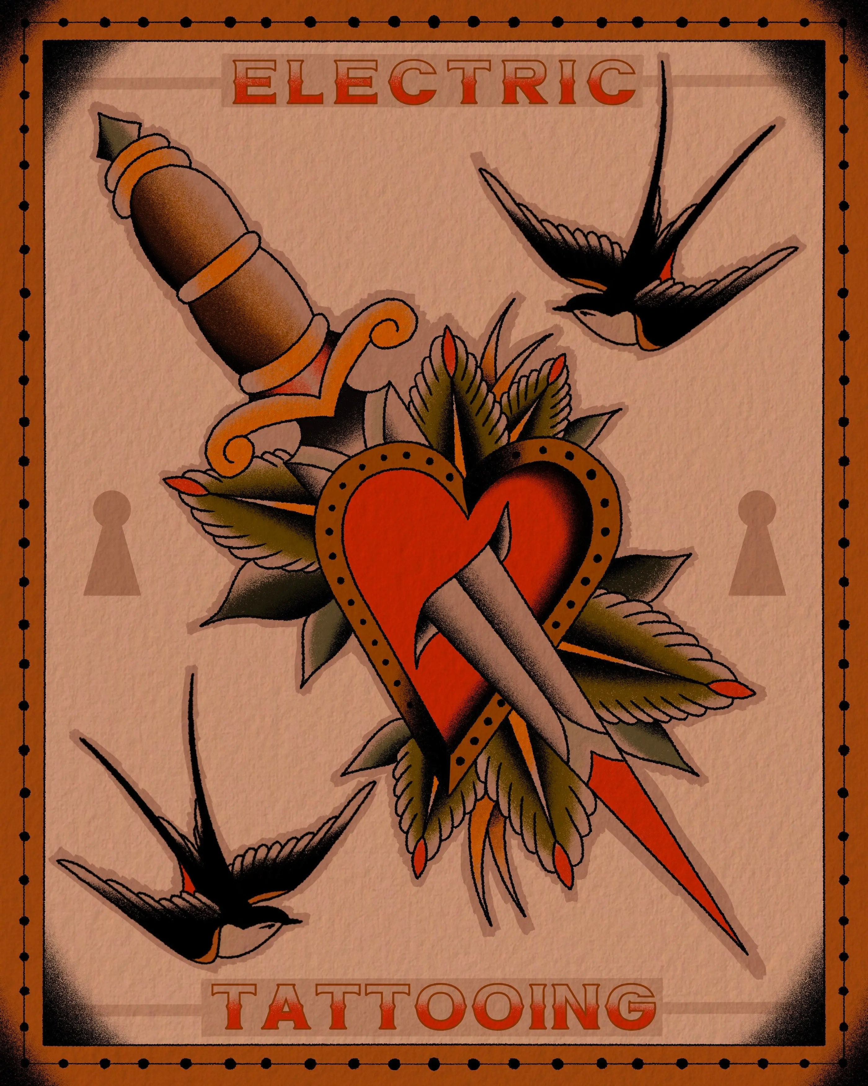 Electric Tattooing Print