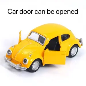 Volkswagen Beetle Car Model, Detailed Alloy Die-Cast Collectible Toy, Openable Doors, Perfect Gift for Kids & Adults