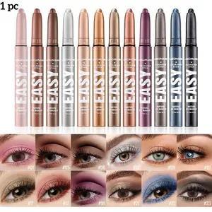 Eyeshadow Stick Pearlescent Matte Multi-color Anti-smudge Eyeshadow Pen Eyeshadow Shimmer Glitter Eyeshadow Stick
