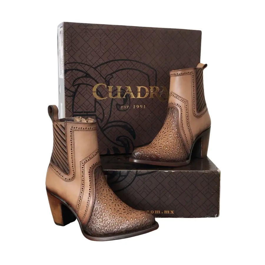 Cuadra Wmns Ankle Boots Maple Leather 3F94RS