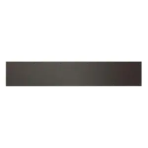 212 MAIN Oil Rubbed Bronze Powder Coated Aluminum Magnet Kick Plate, 8 in. x 30 in. Screw-Mount Door Hardware Accessory with Screws, Magnet Kick Plates