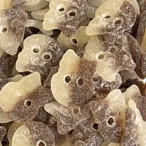 Bubs Giant Cola Skulls - Imported from Sweden - Swedish Candy - Bon Bon - Vegan & Gluten Free