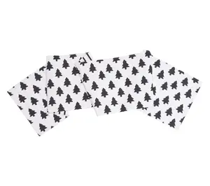 Black and White Forest Table Runner by Valerie