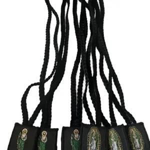 St Jude & our lady of Guadalupe rope scapular necklace