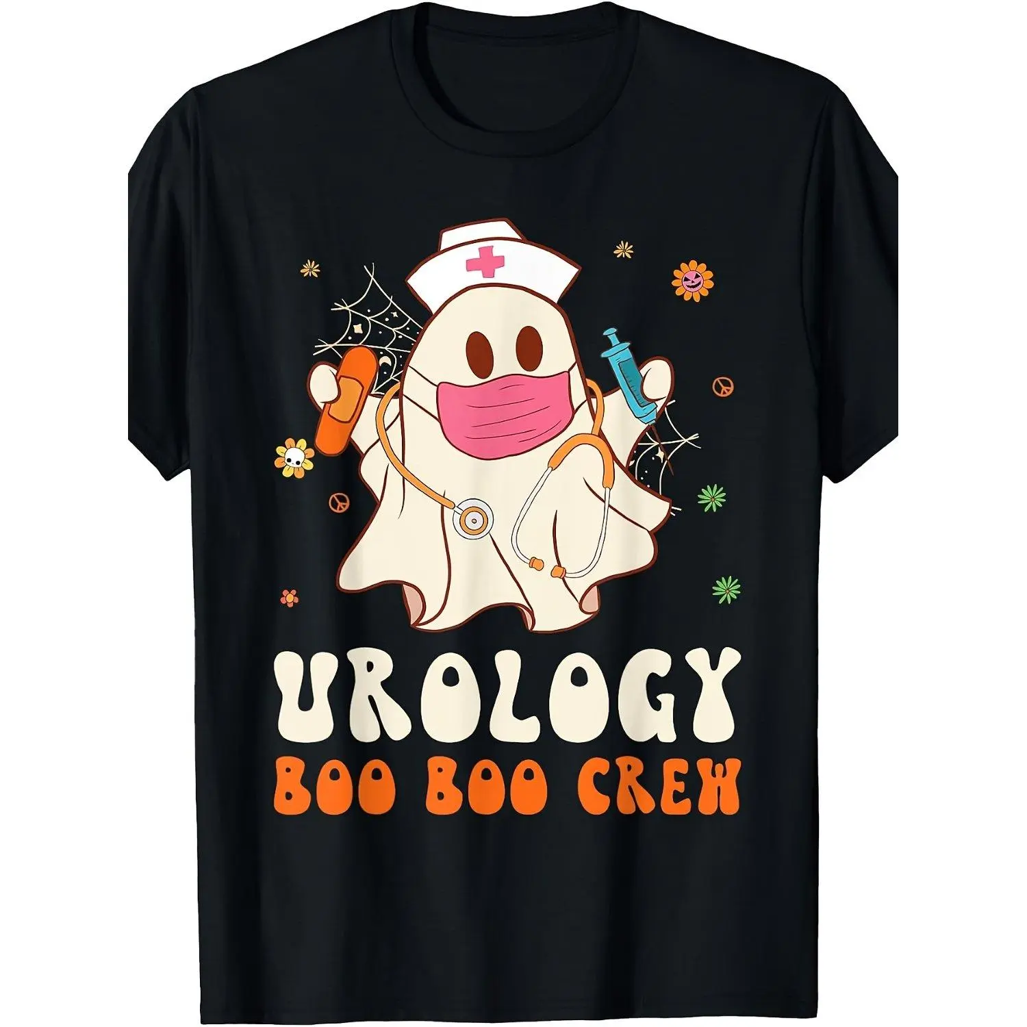 Urology Crew Nurse Funny Halloween Easy Costume TShirt Retro Casual Crew Neck Printed Graphic Tee