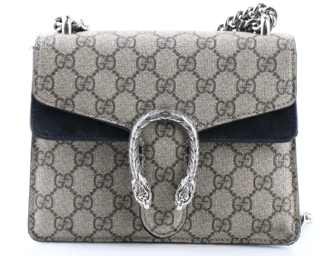 Pre-owned GUCCI Coated canvas Crossbody Bags Dionysus GG Supreme Mini Bag for Women