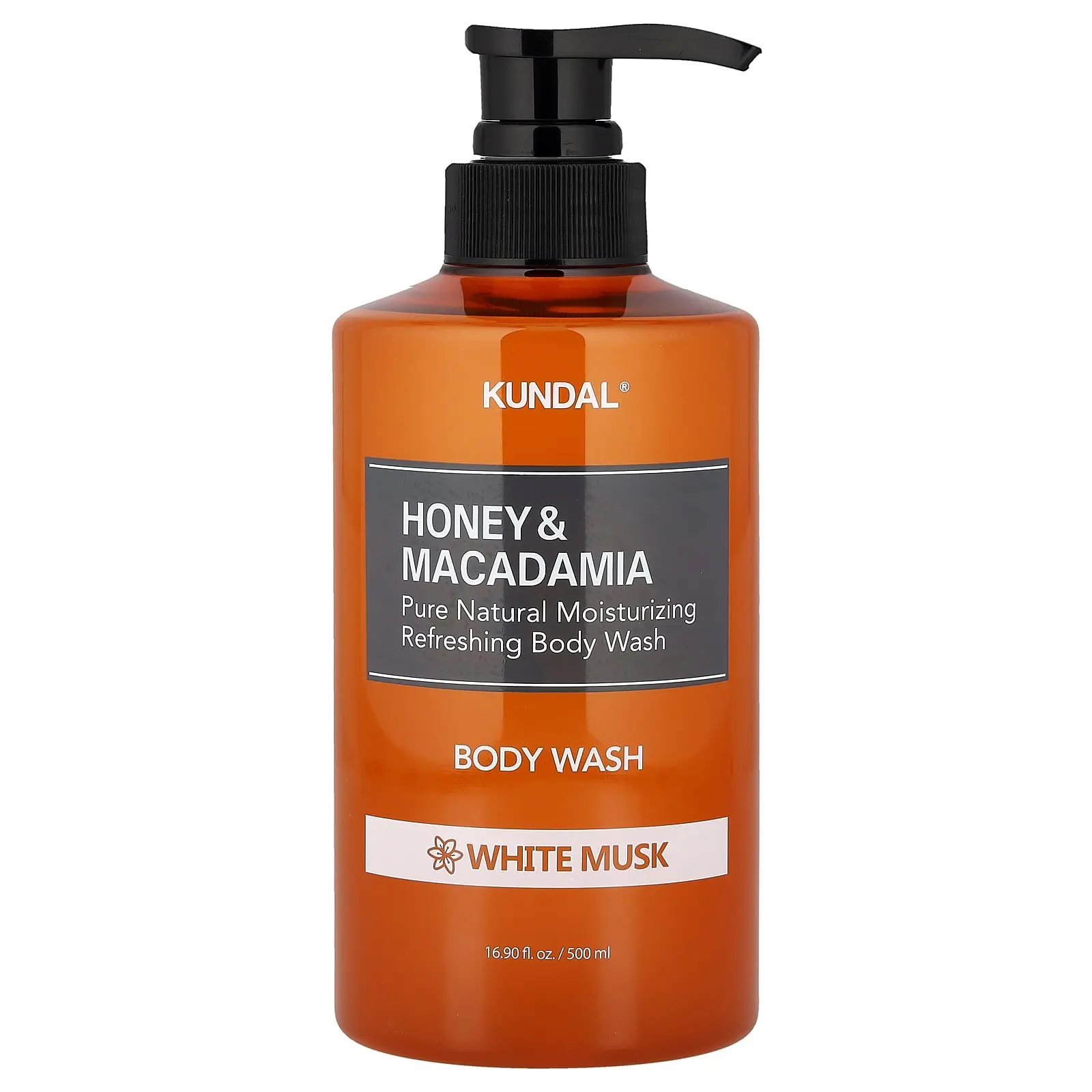 Kundal Body Wash, White Musk, Honey & Macadamia, 16.9 fl oz (500 ml) Kundal Body Wash, White Musk, Honey & Macadamia, 16.9 fl oz (500 ml)