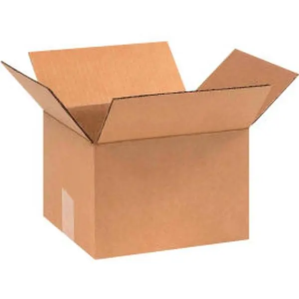 Global Industrial BP3182 Regular Slotted Corrugated Cardboard Boxes - 9x8x6 in., Kraft, 200#-ECT-32 Industrial Strength, Recyclable, Pack of 25 for Office Stationery & Corrugated Cardboard Envelopes Postal Supplies