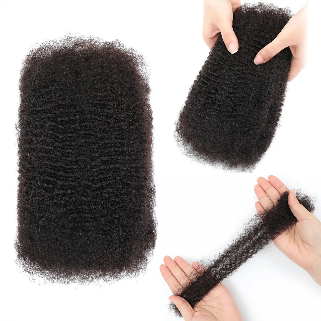 Datanala Afro Kinky Bulk Human Hair – Virgin Remy Human Hair, Natural 4C Texture for Braids, Twists, Dreadlocks & Loc Extensions, No Shedding No Tangling, Braiding Hair, Hair Extensions #DealsforYouDays #SummerWins
