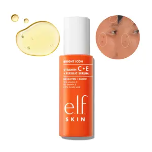 e.l.f. Vitamin C + E + Ferulic Serum 15% - Brightening Face Serum, Helps Reduce Dark Spots & Fine Lines, Fast-Absorbing, Vegan Cruelty-Free Deep Vita C Skin Repair