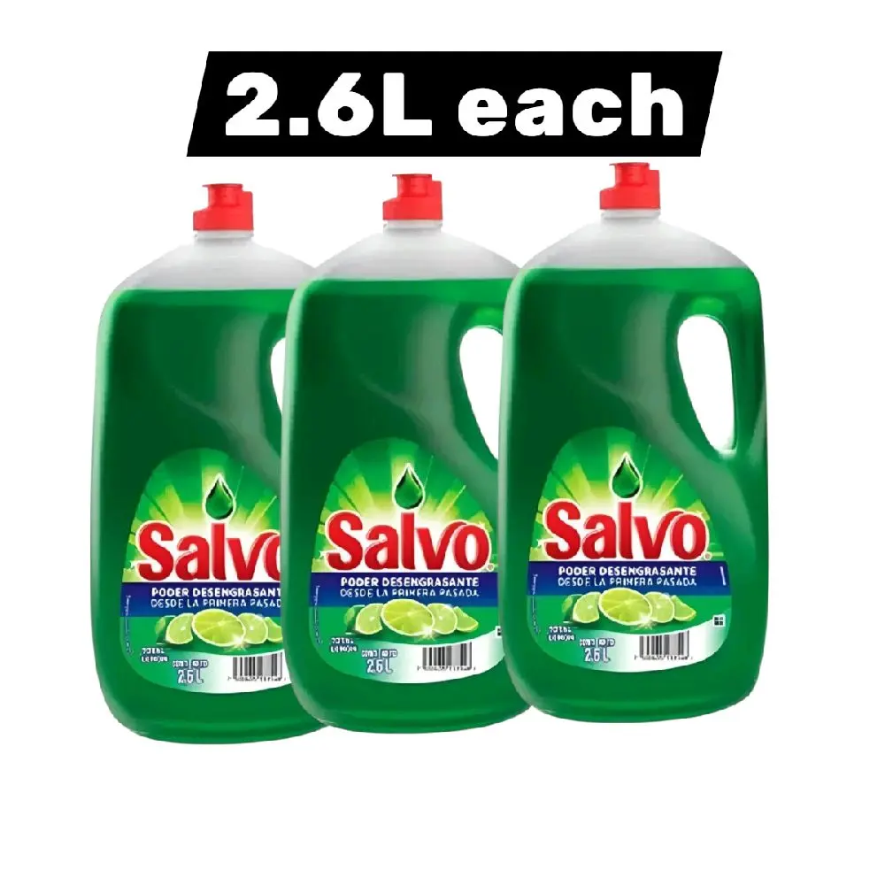 SALVO Dish Soap Refill Container Household Refillable Design Compatible with Most Dispensers Convenient Everyday Use Kitchen