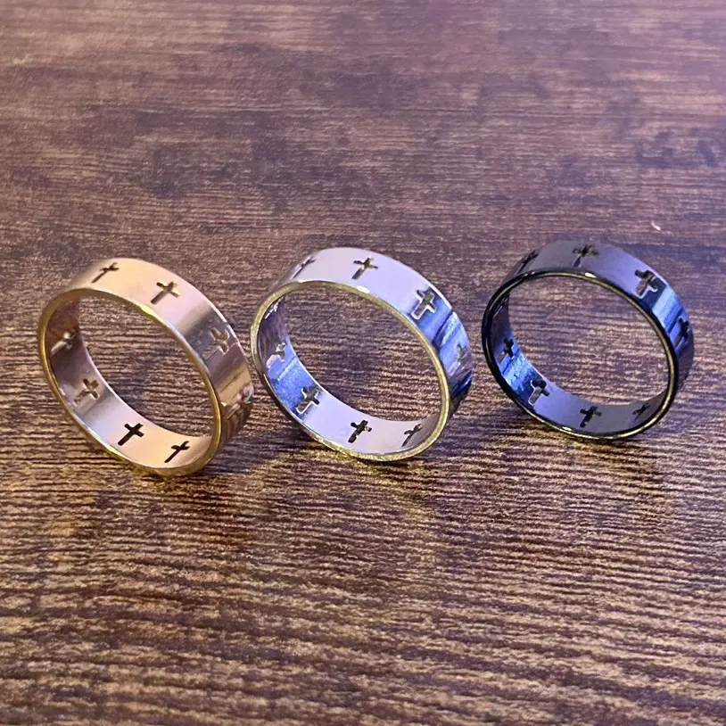 Christian Cross Rings Meaningful Drip Style