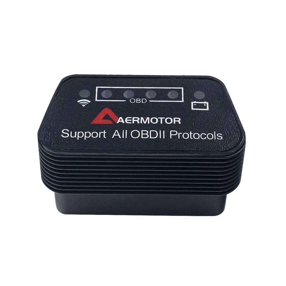 Aermotor Bluetooth Wireless ELM327 V1.5 OBD2 Car Code Reader - OBD2 Protocols Fault Diagnostic Scanner, Plug&Play, Compact and Portable, Real-Time Data Monitoring for Car Owners, User Friendly App Integration