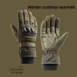 Winter Ski Gloves for Men Warm Fleece Lined Waterproof Windproof Non Slip Touchscreen Snowboard Snowmobile Outdoor Sports Thermal Wear Gloves