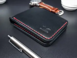Bellicose Leather Bifold Wallet for Men, Handmade Full Grain Leather Wallet, Timeless Design, Premium Quality Craftsmanship, Built to Last Lifetime