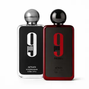 BUNDLE 9pm & 9pm REBEL  Eau de Parfum Vaporisateur 3.4 Fl.oz Liquid Perfume for Men and Women with Apple Cinnamon and Amber NotesL