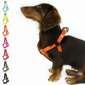 PetJoot AllWeather Waterproof Dog Harness - Orange Honeycomb Design, Adjustable, Quick Release Buckle, EcoFriendly, Weatherproof front hook christmas dog