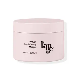 L'ANGE HAIR - Violet Masque Purple Toning Masque, nourishing hair masque neutralizes brassy, yellow hues and helps maintain your ideal shade of blonde, platinum, or gray hair. Enriched with keratin and borage seed oil, leaves hair hydrated, & lustrous.