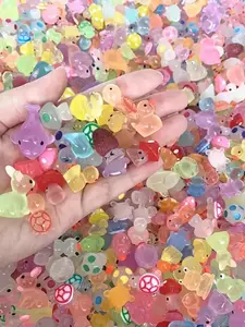 50pcs Cute Mini Animal Ornaments, Interesting Luminous Animals, Colorful Small Decorations, Suitable For Fairy Flower Rooms, Aquariums, Landscape Decorations And Home Decorations, Easter Gifts, Holiday Celebration Supplies, Make People Happy!
